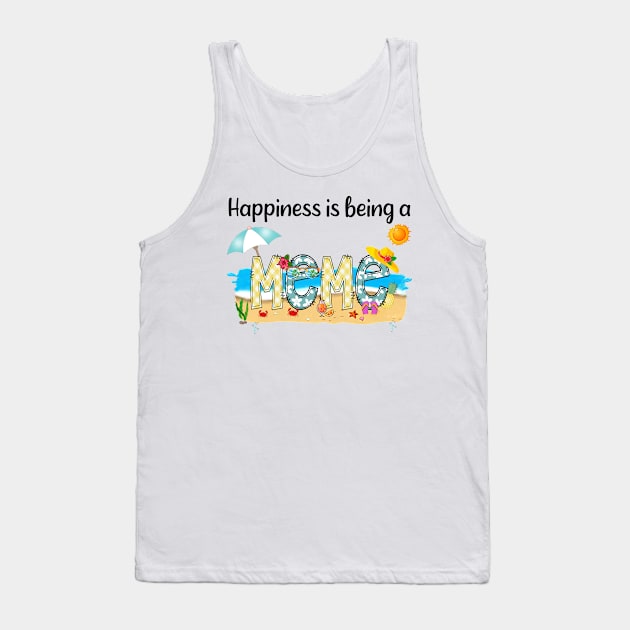 Happiness Is Being A Meme Summer Beach Happy Mother's Day Tank Top by KIMIKA